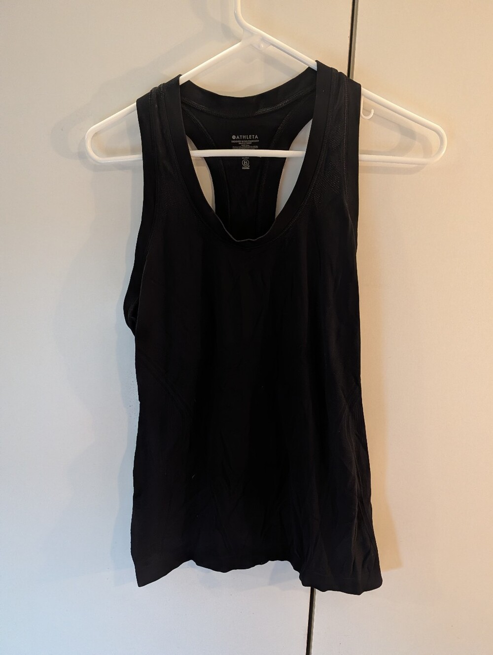 Athleta Woman's Medium Black Scoop Neck Racerback Tank